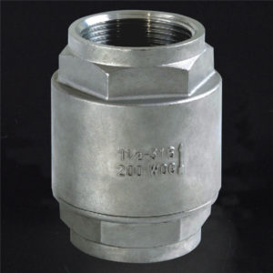 R434 2 Pieces Spring Vertical Check Valve